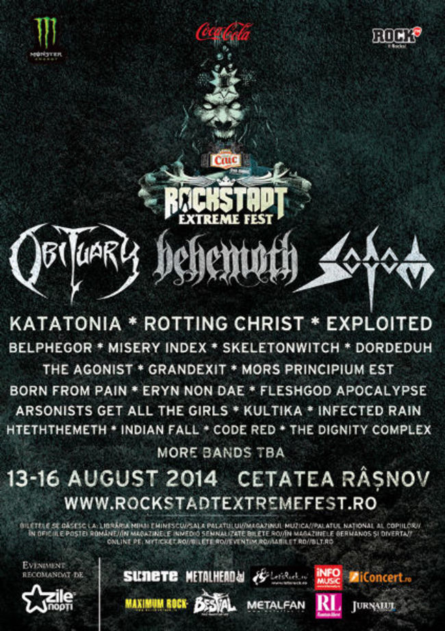Inca 7 trupe confirmate la Rockstadt Extreme Fest 2014 la Rasnov